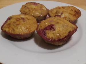 Gesunde Muffins angerichtet