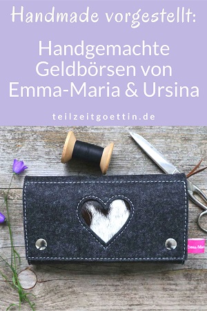 Handmade vorgestellt: Handgemachte Geldbörsen von Emma-Maria & Ursina