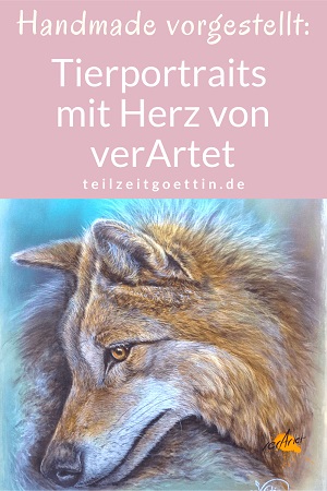 Handmade vorgestellt: Tierportraits mit Herz von verArtet