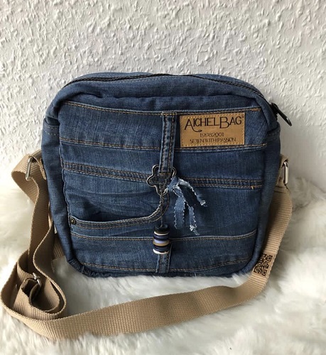 Handmade vorgestellt: Upcycling-Taschen aus Jeans von AichelBag