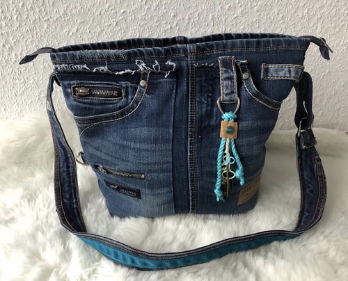 Handmade vorgestellt: Upcycling-Taschen aus Jeans von AichelBag