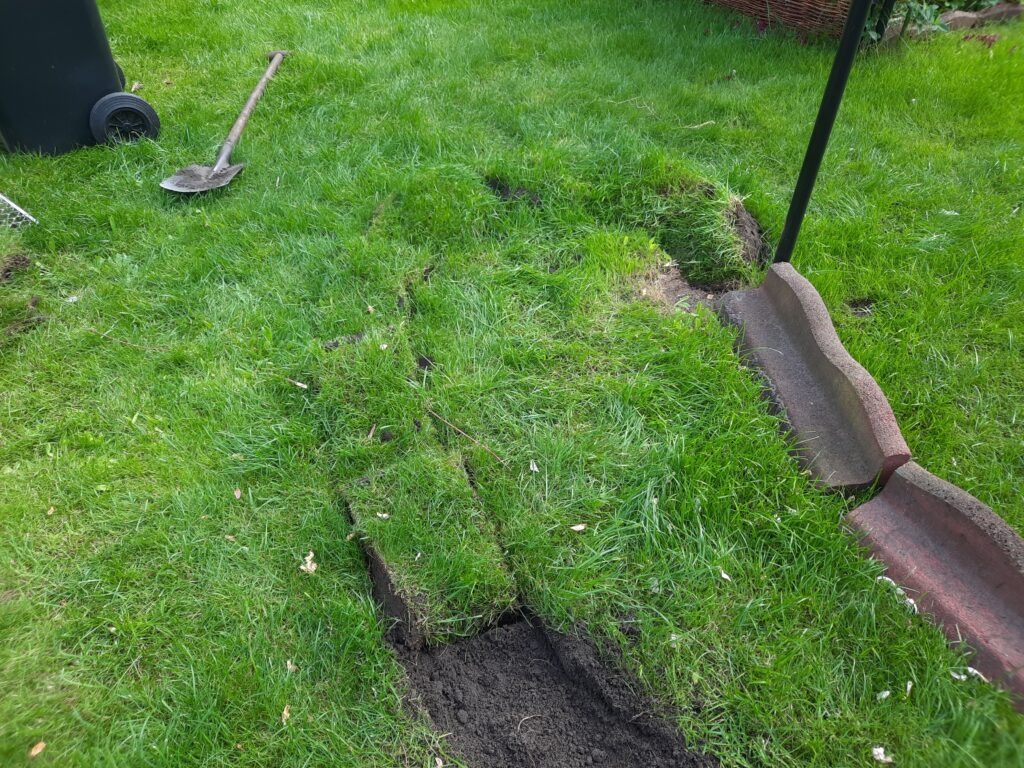 Ein Beet anlegen ist anstrengend - aber das Ergebnis lohnt sich.